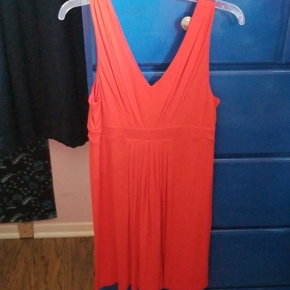 3/$18 B2G1 Orange Dress - Picture 2 of 3